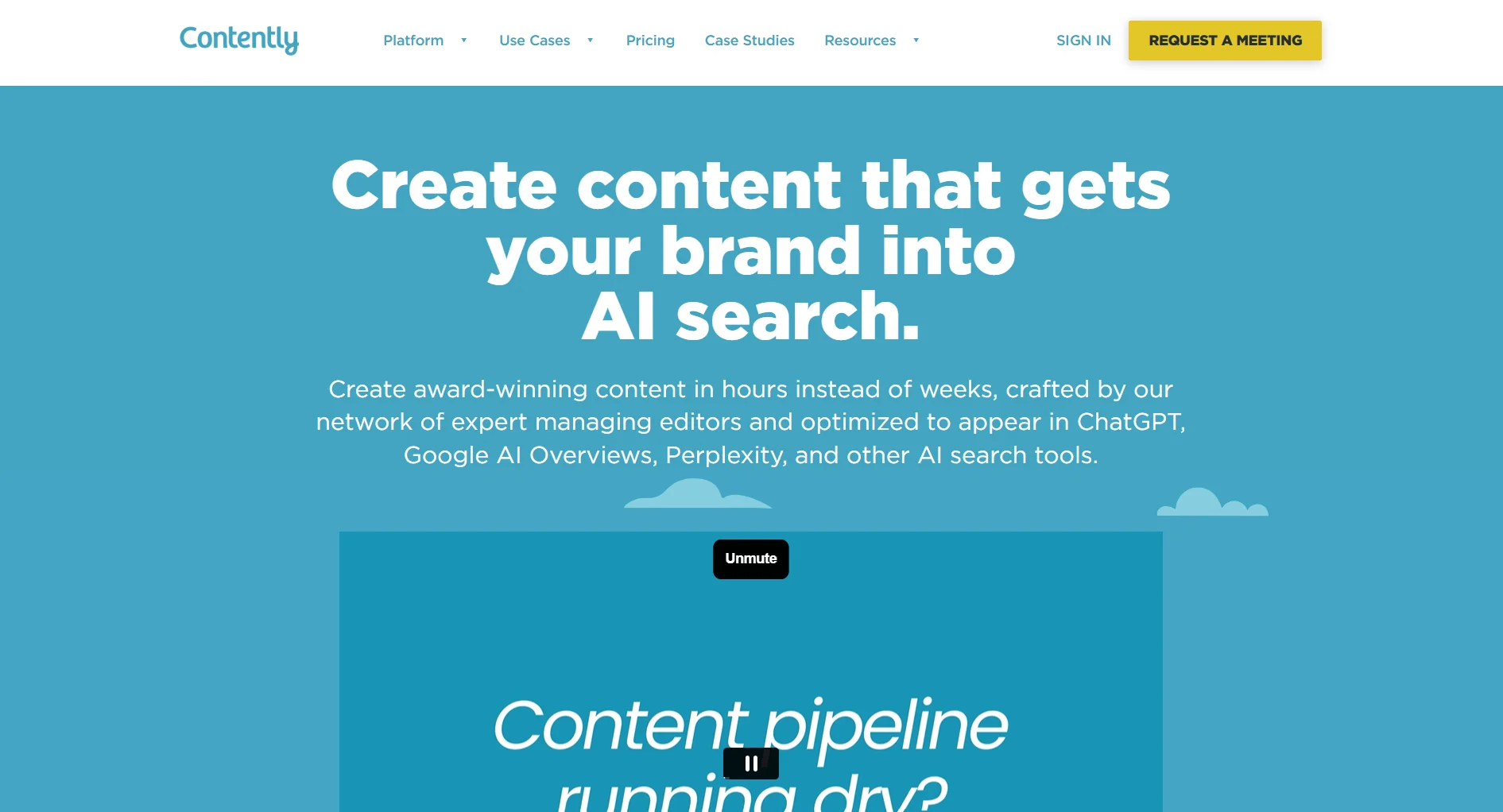 Contently content marketing dashboard