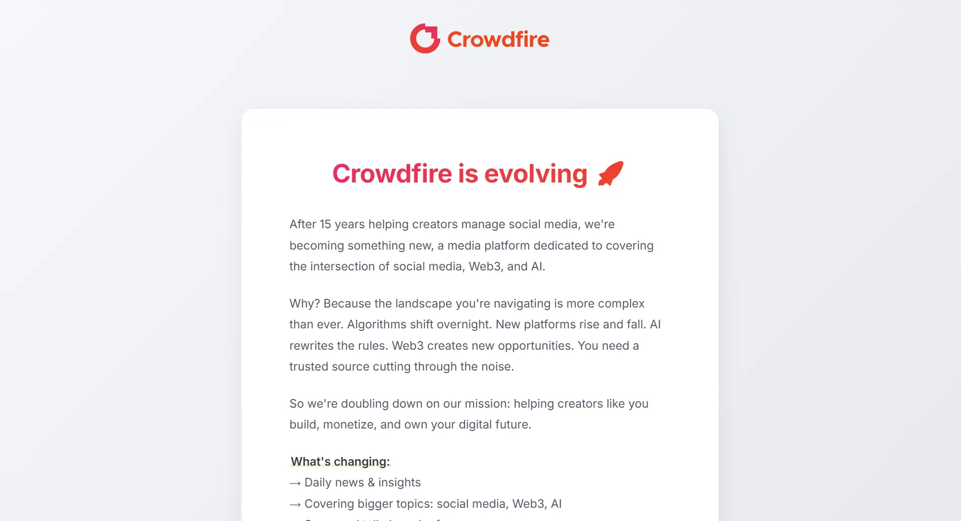 Crowdfire content curation