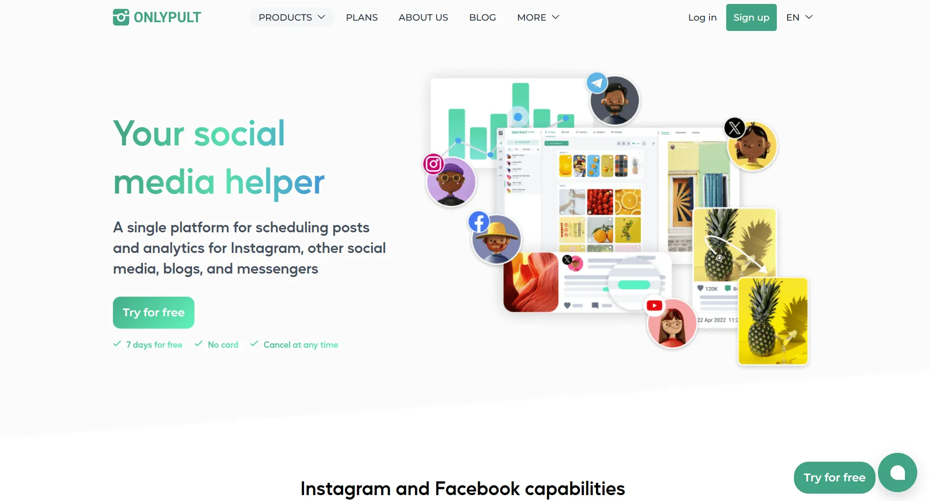 Onlypult social media helper