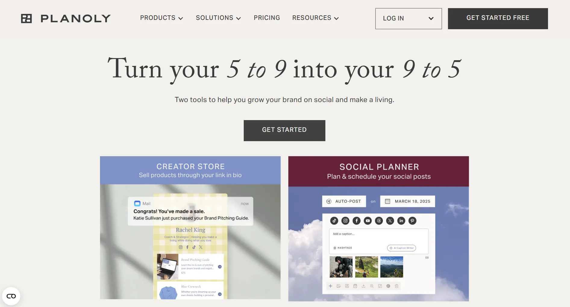 Planoly social media planner