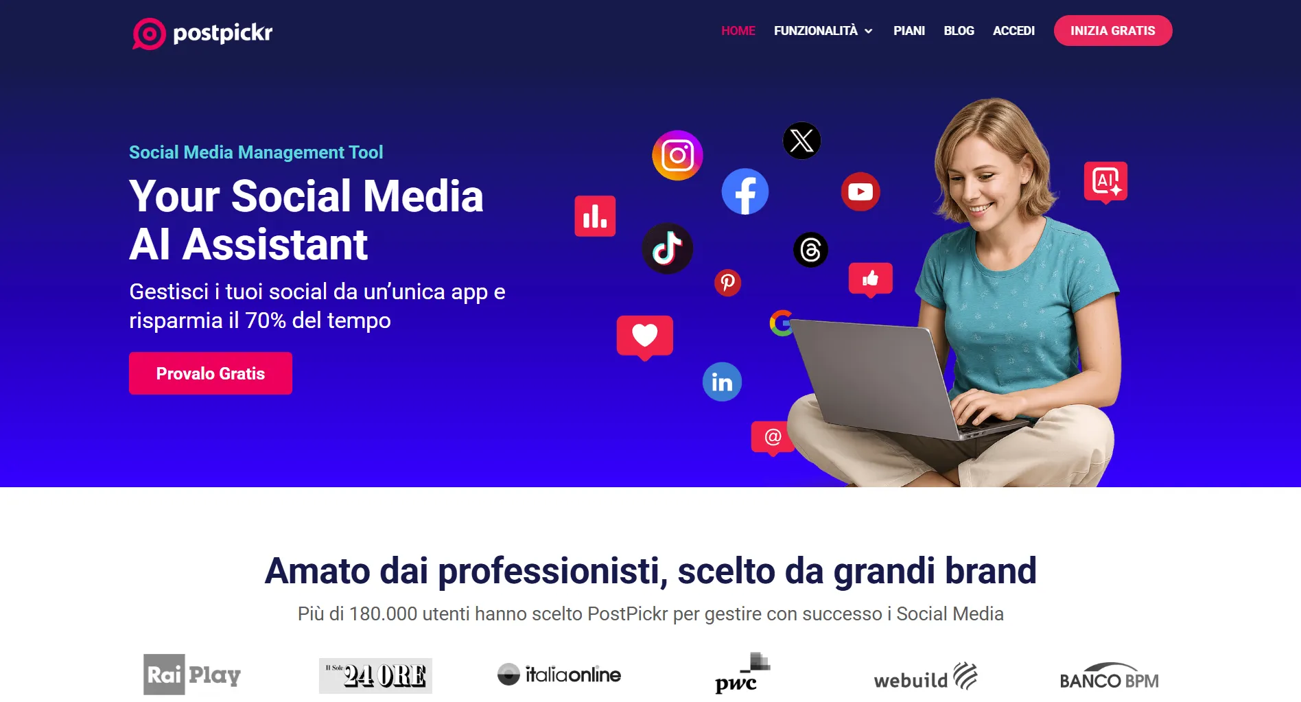PostPickr social media management
