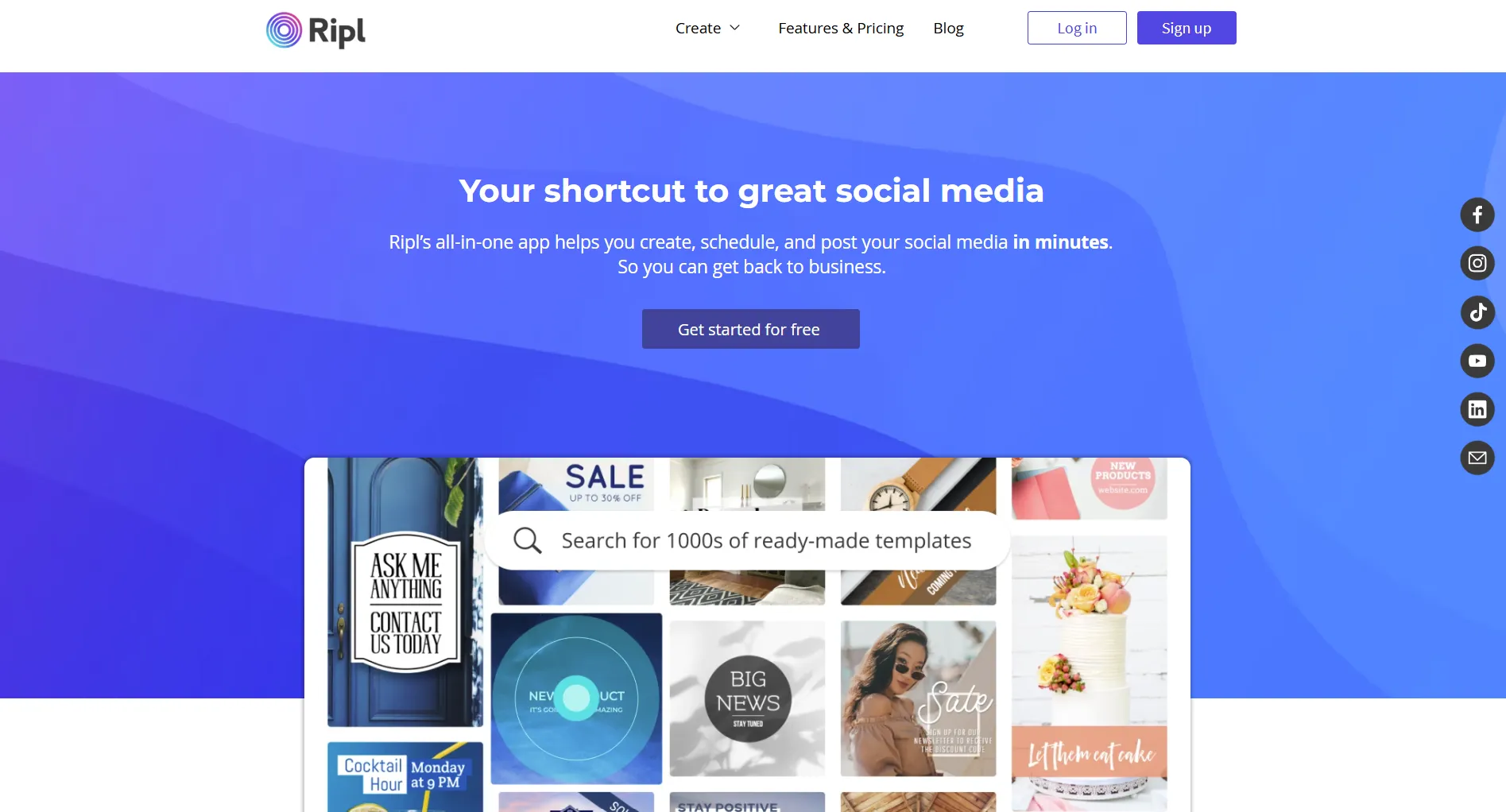 Ripl social media marketing