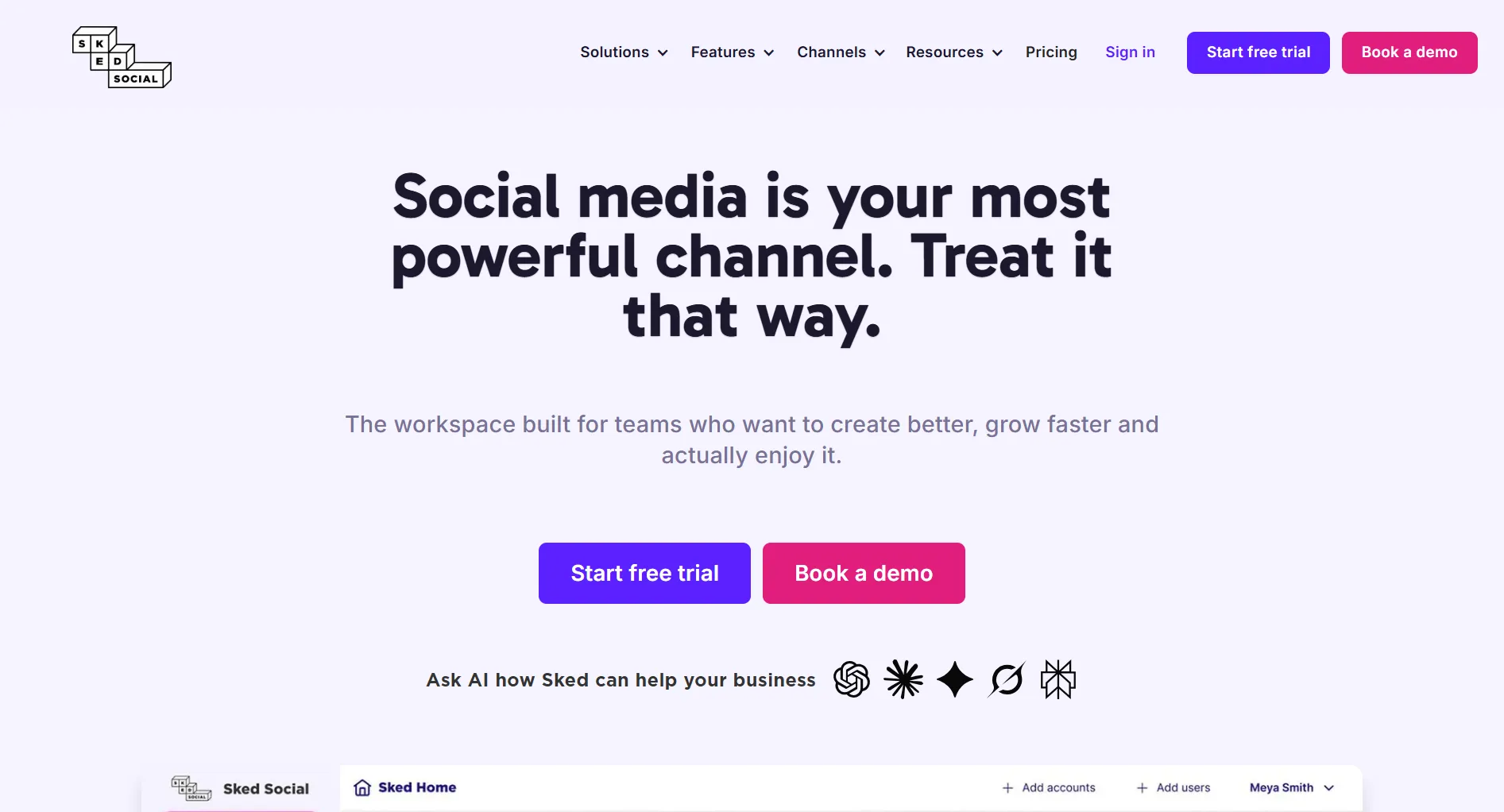 Sked Social social media management